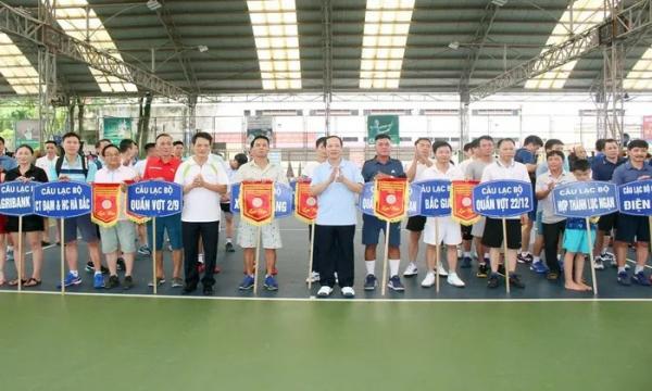 Bắc Giang: Khai mạc giải Quần vợt các câu lạc bộ tranh Cúp Liên đoàn lần thứ VI