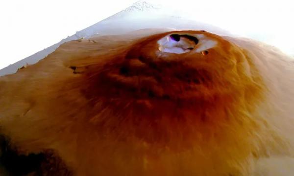 Phát hiện bất ngờ về hiện tượng sương giá trên đỉnh núi lửa của Sao Hỏa
